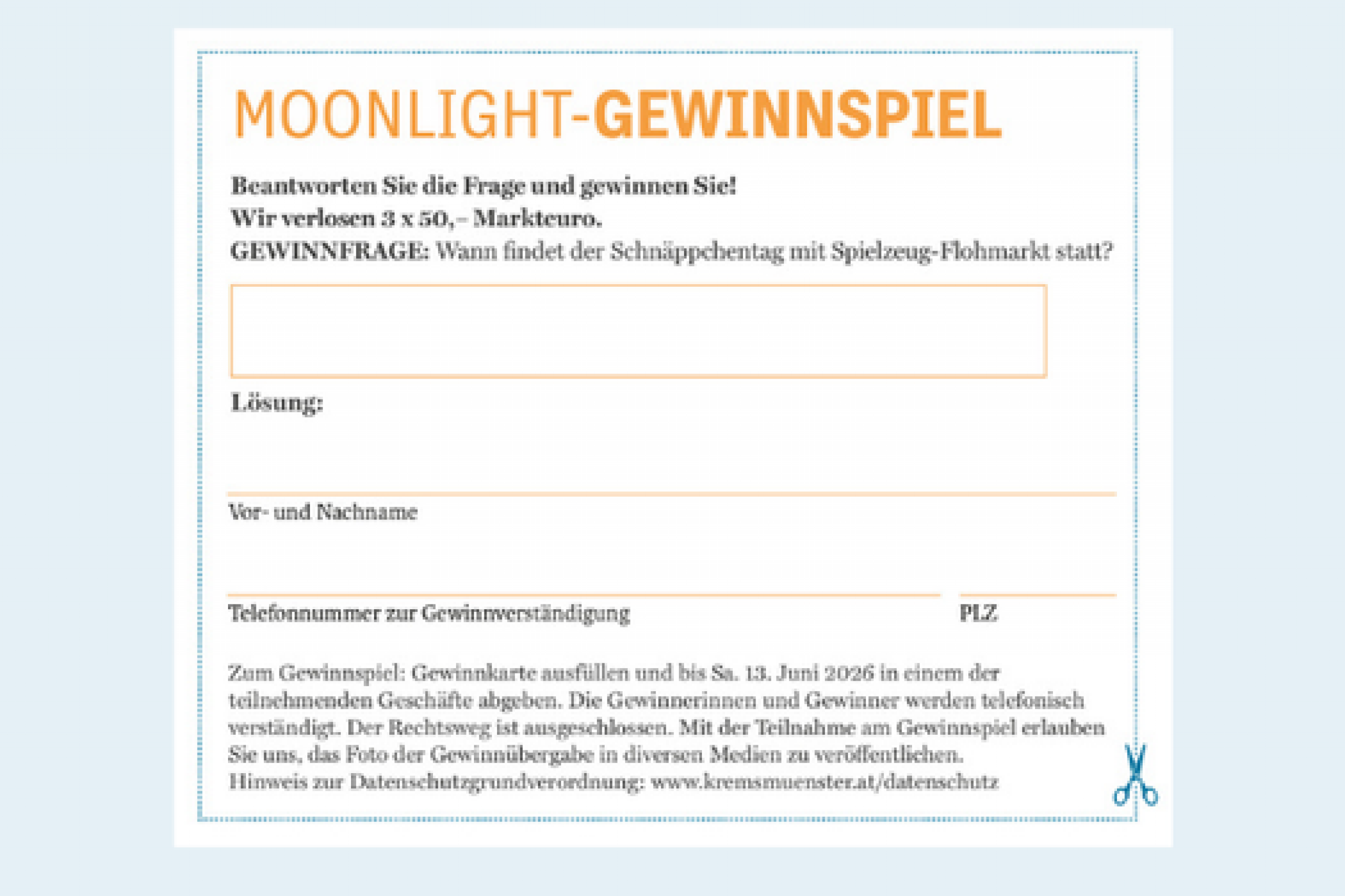 MOONLIGHT-GEWINNSPIEL