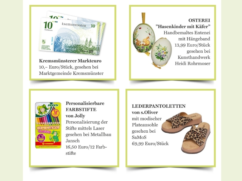 KREMSMÜNSTERER FRÜHLINGSANGEBOTE