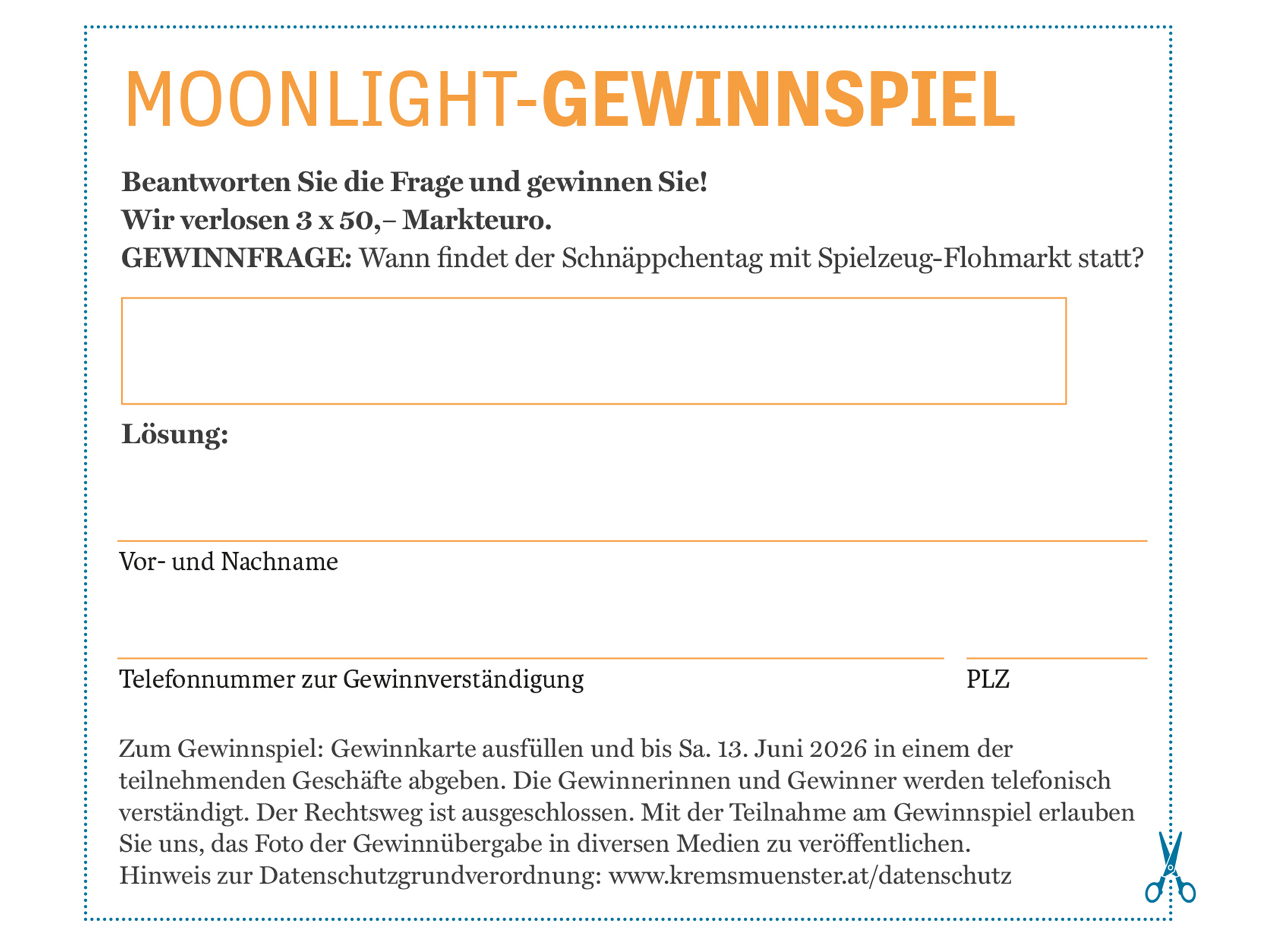 MOONLIGHT-GEWINNSPIEL