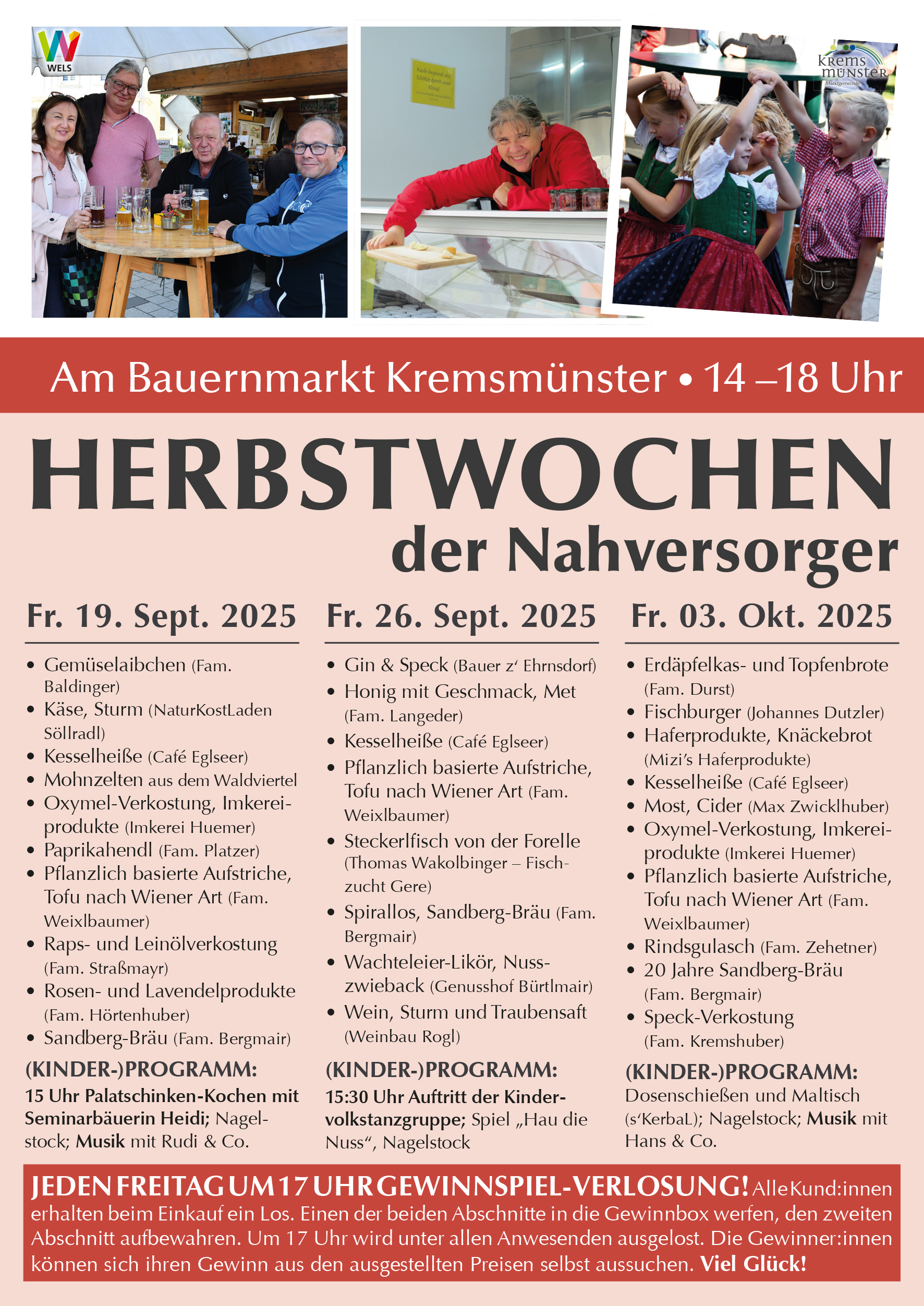 Flyer Herbstwochen der Nahversorger